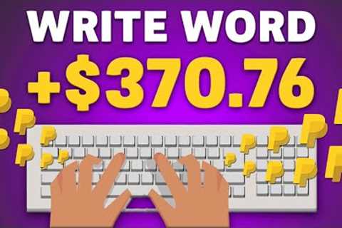 EARN $0.50 Per Any Letter You Write - Make Money Online