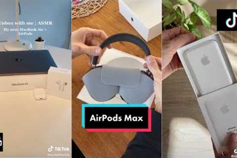 iPhone Accessories Unboxing Airpods Airtags MagSafe Chargers✨#1 | Tiktok Compilation