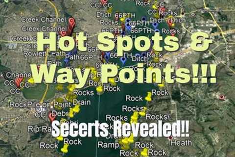Lake Ray Hubbard - Lake Breakdown - Google Way points!!!  - Find Fish Fast!