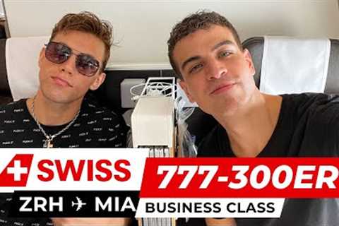 Swiss Business Class in 2023 ✈ 777-300ER Zurich to Miami Review ✈ LX64
