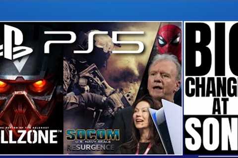 PLAYSTATION 5 ( PS5 ) - BIG SHAKE UP AT SONY - KILLZONE &amp; SOCOM PS5 UPDATE!? / SPIDER MAN 2..