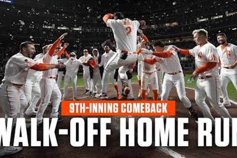 San Francisco Giants 9th-Inning Comeback | Blake Sabol Walk-off Home Run vs Cardinals