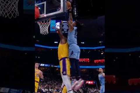Ja TRIED to DUNK IT on LeBron's HEAD for the THIRD TIME This Series!😳 #shorts