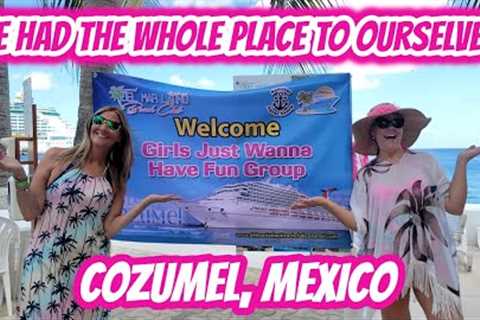 You can WALK to this Cozumel Beach Club!!! Del Mar Latino Beach Club | Cozumel, Mexico