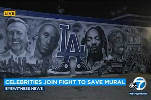 Celebrities join fight to save Bellflower mural