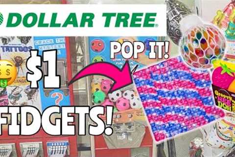 Fidget Toy Shopping at Dollar Tree! 🤑 THEY HAVE POP ITS *NO BUDGET FIDGET SHOPPING SPREE*