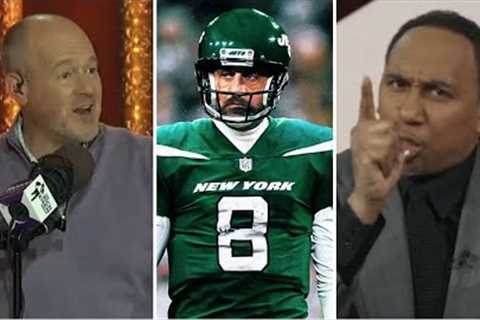 “Play until he’s Tom Brady’s age”!!! - Rich Eisen &amp; Stephen A. DISCUSS Aaron Rodgers signs with ..