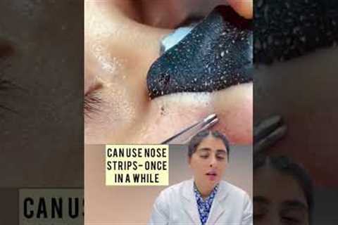 Blackhead removal | Nose blackhead | Nose blackhead removal | Pore strips #skincare