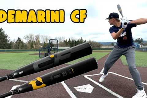 Hitting with the DEMARINI CF | BBCOR Baseball Bat Review