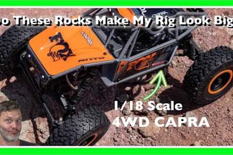 Capra Mini On the Rocks ** After Excavator** Holmes Hobbies UTB18 by Axial 1/18 Scale