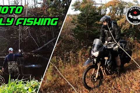 FISH ON!! | Fly Fishing with the KLR 650 | 2022 Guest Rider Montage | Island ADV