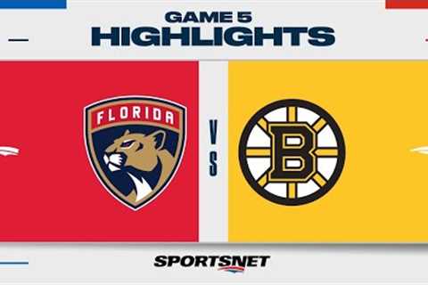 NHL Game 5 Highlights | Panthers vs. Bruins - April 26, 2023