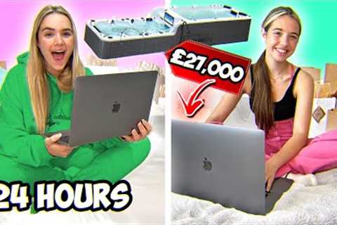 24 Hour Online Shopping Challenge *EXTREME BUDGET!!**