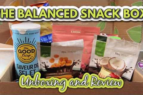 Unboxing THE BALANCED SNACK BOX by The Balanced Company! Coupon Code!