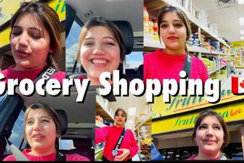 Grocery shopping🛍️In canada 🇨🇦Aive kise nu judge na kreya kro 🙏🏻 @jeevanprabh #keepsupporting