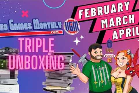Video Games Monthly -- TRIPLE Unboxing -- February/March/April 2023