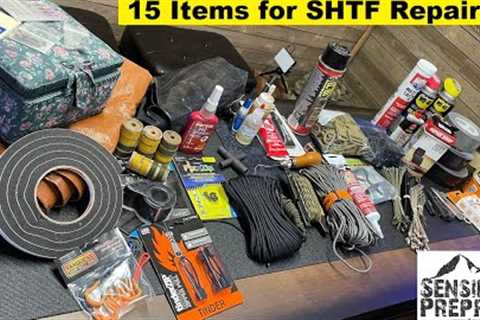 15 Items to Stock for SHTF Repairs:  Prepper School Vol