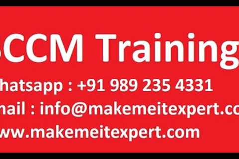 MECM SCCM Training Online   Make Your Career In SCCM MECM Demo Session 1