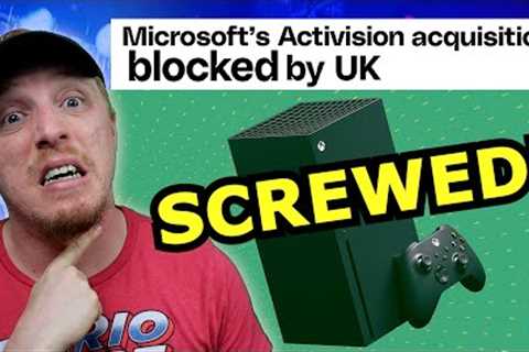Xbox is BLOCKED from Buying ACTIVISION BLIZZARD! The Microsoft deal is DEAD!