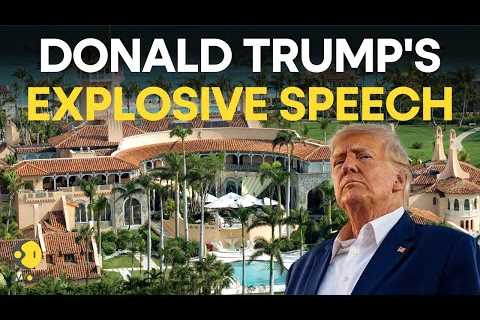 Donald Trump's viral Mar-a-Lago speech following his arraignment in hush money payments case | WION