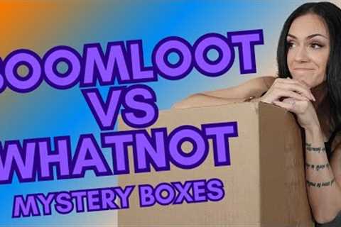 Unboxing a $430 BOOMLOOT funko pop mystery box VS $27 whatnot mystery box!