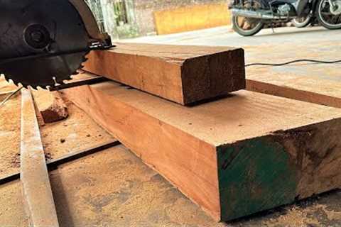 Incredible Skills Woodworking // The Most Beautiful Monolithic Sculpture Carved Hardwood Table