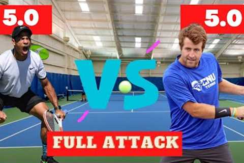 Most Aggressive Tennis I have ever played | NTRP 5.0 Singles Match