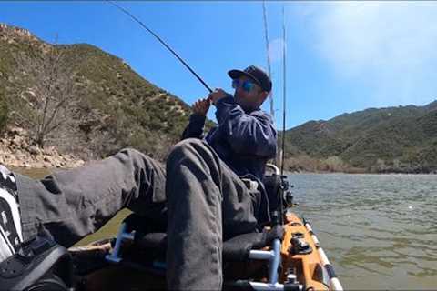 Kayak Fishing Silverwood Lake