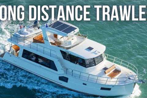 Inside a Long Range Liveaboard Trawler Yacht | North Pacific Yachts 49 Euro Pilothouse Yacht Tour