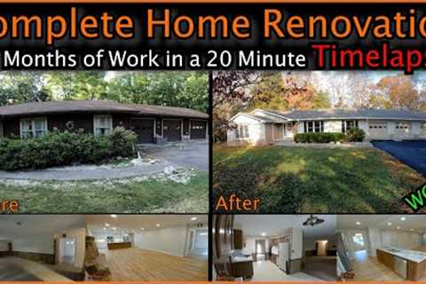 AMAZING FULL Home RENOVATION Timelapse!