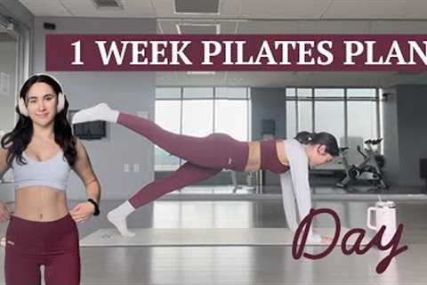 Day 1 Pilates Plan // strong &amp; toned abs // beginner friendly Pilates Challenge