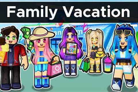Our FAMILY VACATION in Roblox Livetopia!