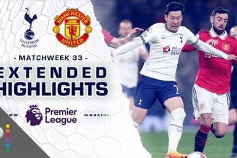 Tottenham v. Manchester United | PREMIER LEAGUE HIGHLIGHTS | 4/27/2023 | NBC Sports
