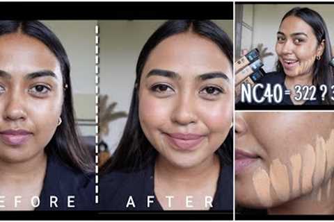 Maybelline Fit Me Foundation + Makeup Range | Face Makeup Review | No makeup look #FitMeFitsMySkin