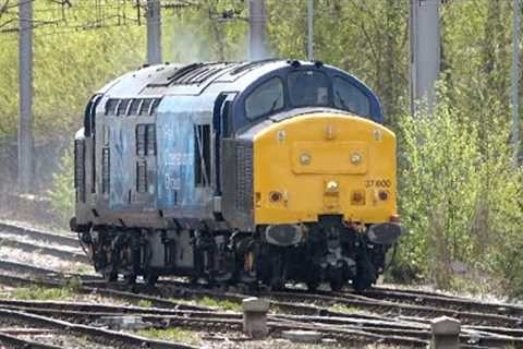 Fantastic Train Variety as Carlisle returns to normal! 2 Test trains, 3 37s, Repaint 68, 25 04 23