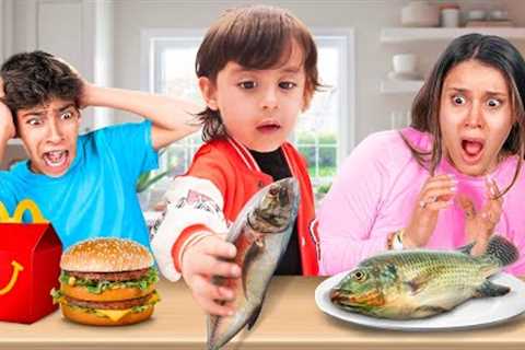2 year old Decides What we EAT for a Day!