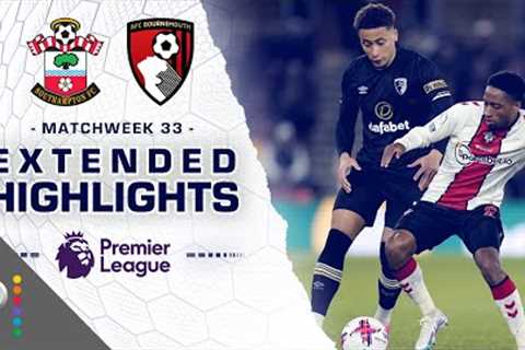 Southampton v. Bournemouth | PREMIER LEAGUE HIGHLIGHTS | 4/27/2023 | NBC Sports