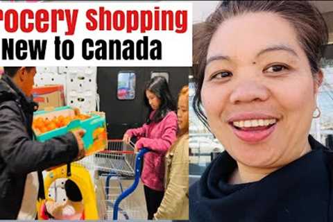 GROCERY SHOPPING WITH MY Granddaughter in Canada for the first time | family vlog | sarah buyucan