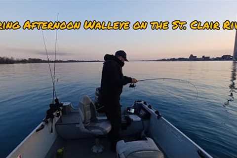 Afternoon Walleye Jigging on the St. Clair River