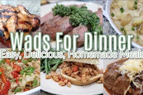 Homemade Meals! What's For Dinner?! Easy, Delicious, Healthy Dinner Ideas! Makes Me Feel Like A Mom