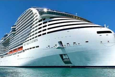 MSC World Europa 1 Hour Ship Tour 4K
