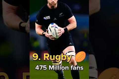 Top 10 Most Popular Sports In The World #shorts #viral #sports #top10 #2022