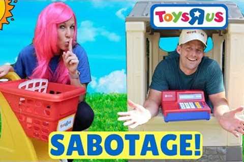 Pretend Toy Store Worker Ruins The Competition