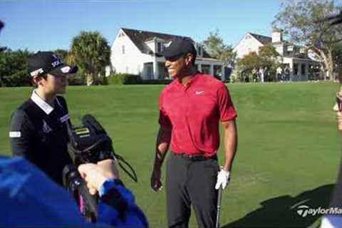 When you meet your idol.... Tiger Woods | TaylorMade Golf Europe