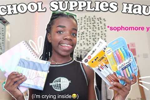 HUGE BACK TO SCHOOL SUPPLIES HAUL + SHOPPING 2022 uk! *year 11 edition*