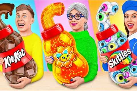 Me vs Grandma Cooking Challenge | Parenting Hacks by TeenDO Challenge