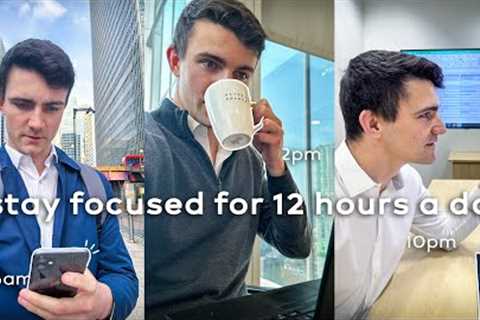 Why I'm able to work 12 hours a day with 100% focus - 6 ONE-MINUTE Habits