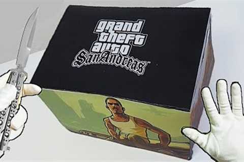 Grand Theft Auto San Adreas  ASMR Collector's Edition Unboxing