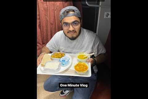 Premium Train First Class Food😍😋#shorts #indianrailways #durontoexpress
