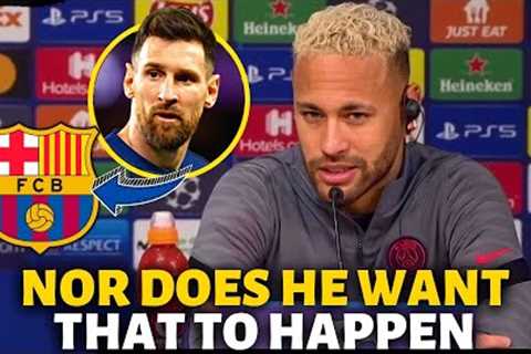 🚨URGENT! LOOK WHAT NEYMAR SAID ABOUT MESSI'S RETURN TO BARCELONA! BARCELONA NEWS TODAY!